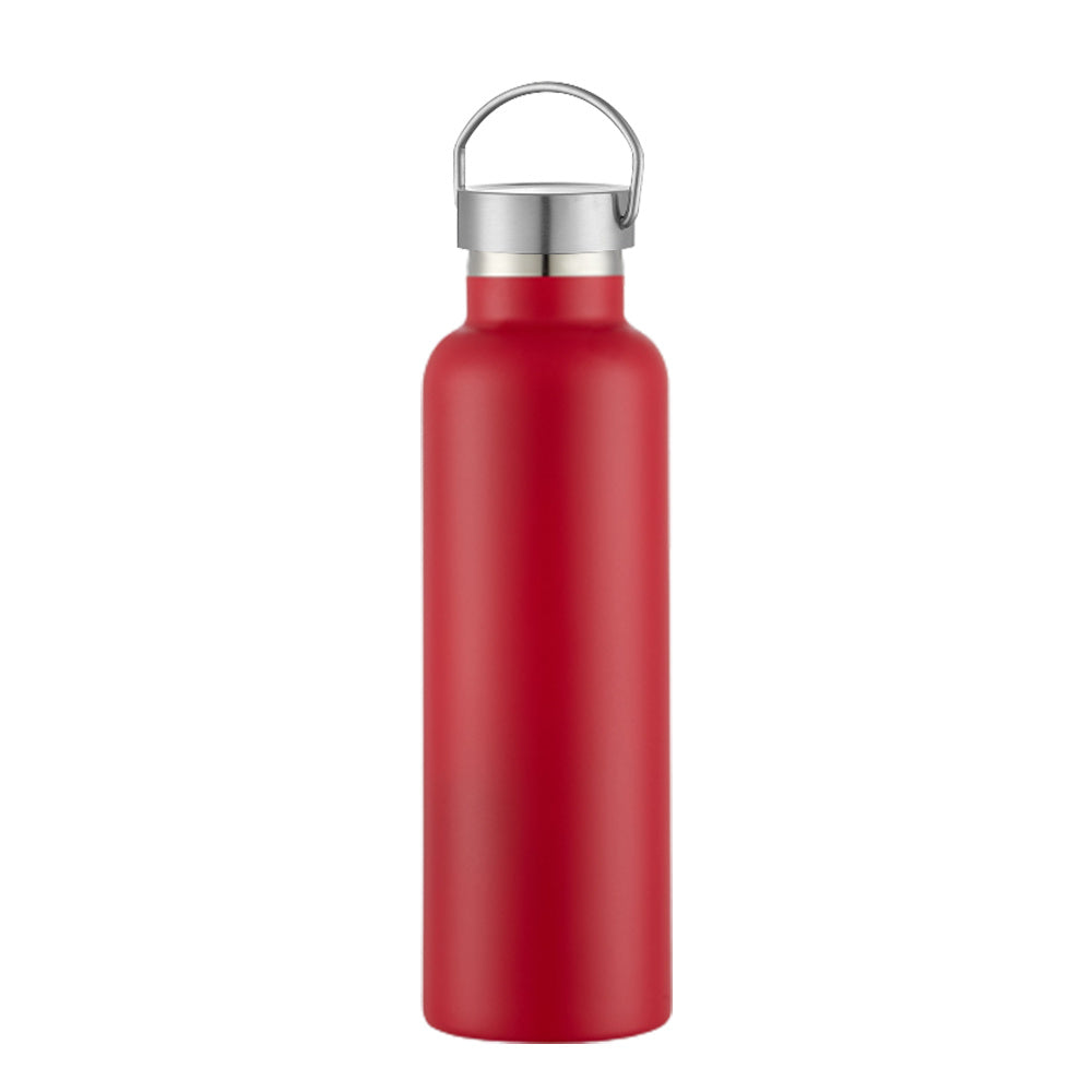 1pc 25oz Insulated Water Bottle - Double Wall Vacuum Stainless Steel, Leak Proof, Hot & Cold Drinks, Ideal for Outdoor Sports, Camping, Biking
