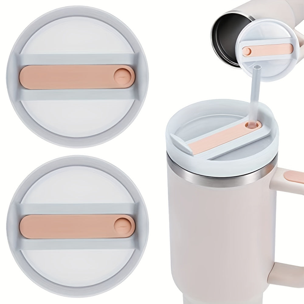 Second Generation 40oz Ice Buster Cup Lid Insulated Coffee Pot Plastic Lid Stainless Steel Insulated Cup Lid Double Handle Car Cup Lid