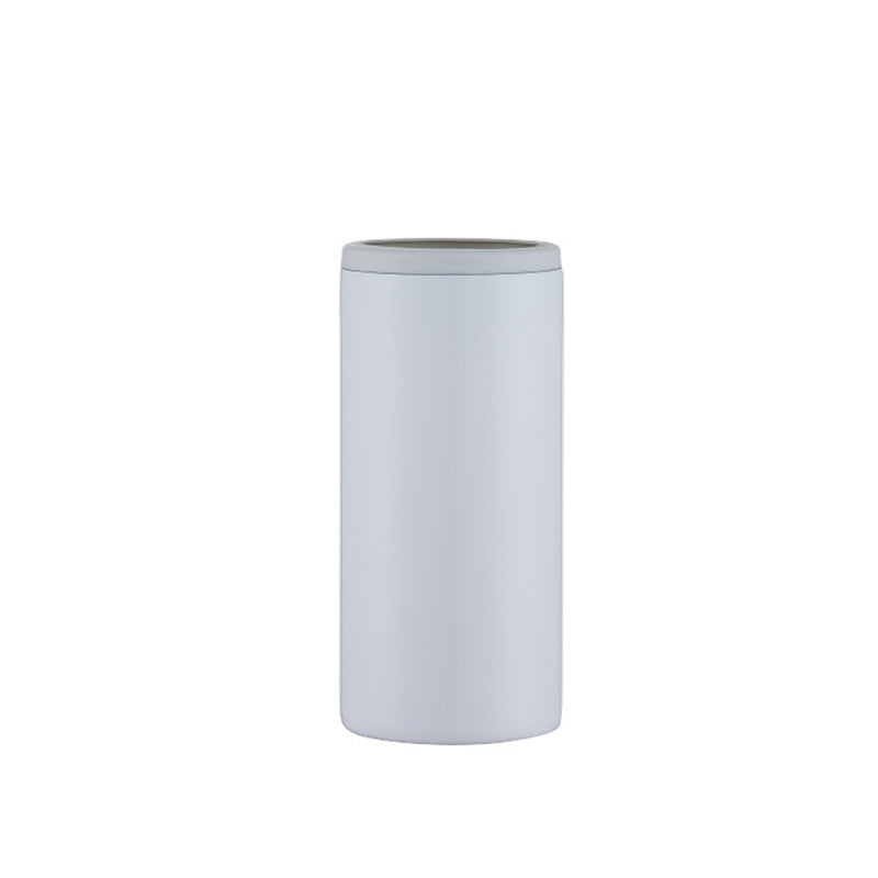 1pc Slim Can Cooler For Slim Beer, Hard Seltzer, Double Walled Stainless Steel Insulated Slim Cans 12oz