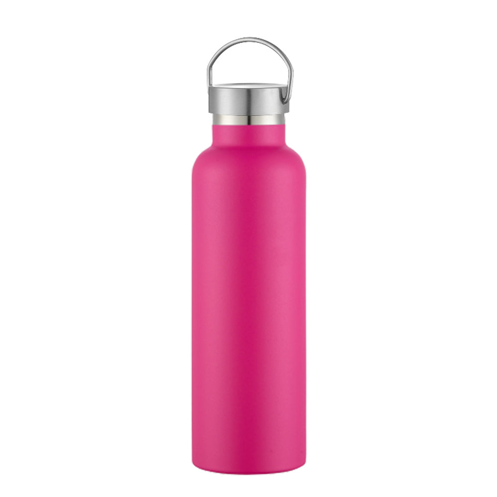 1pc 25oz Insulated Water Bottle - Double Wall Vacuum Stainless Steel, Leak Proof, Hot & Cold Drinks, Ideal for Outdoor Sports, Camping, Biking