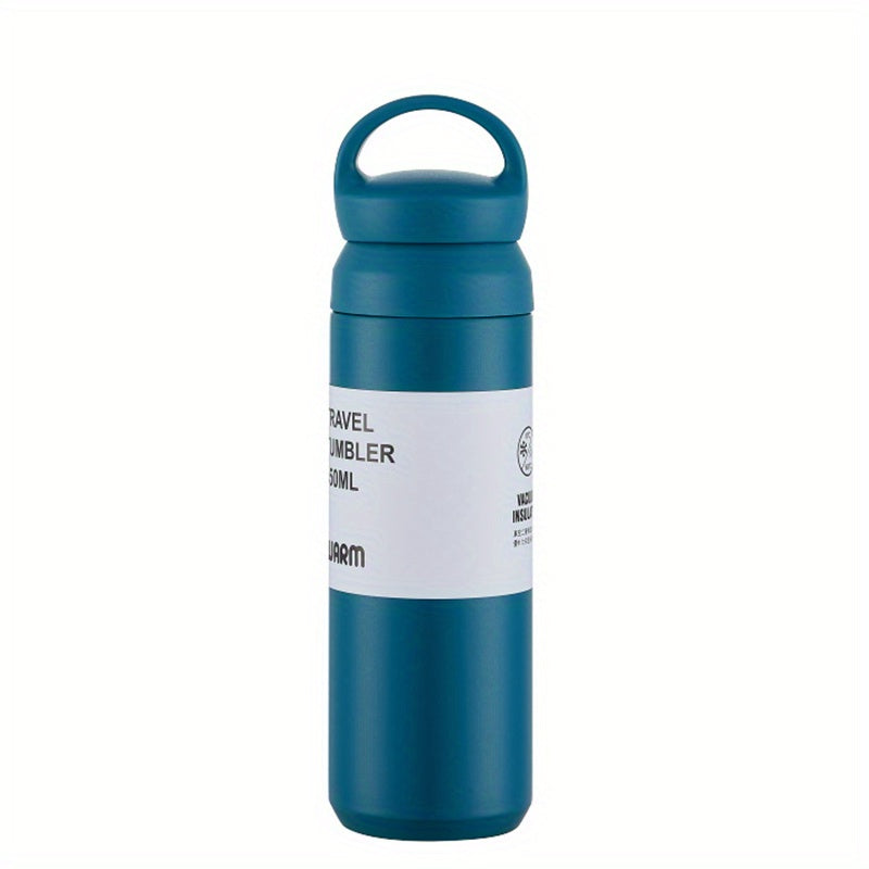 Vacuum Coffee Cup, 450ml Or 500ml Reusable Leakproof Double Layers Vacuum Cup, Stainless Steel Eco-Friendly Insulated Coffee Mug, For Hot Coffee Tea And Cold Drinks, Travel Accessories, Home Kitchen Items, Birthday Gifts