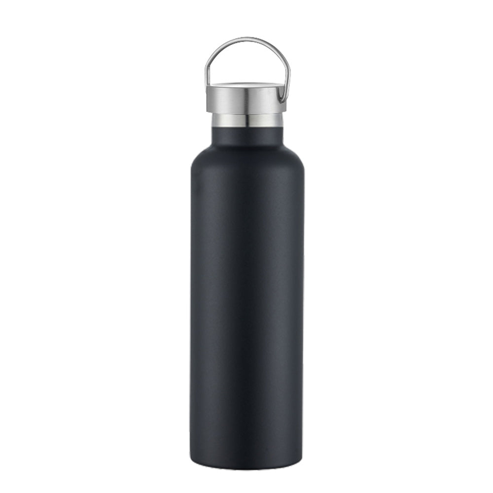 1pc 25oz Insulated Water Bottle - Double Wall Vacuum Stainless Steel, Leak Proof, Hot & Cold Drinks, Ideal for Outdoor Sports, Camping, Biking