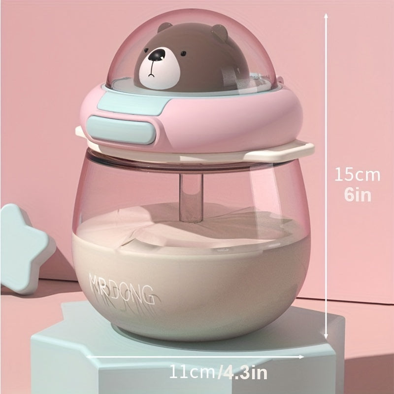 1pc Tritan Kawaii Water Cup Children's Cartoon Little Bear High Temperature Resistant Water Bottle For Boys Girls, Best Children's Day Gift, Christmas Day Gift