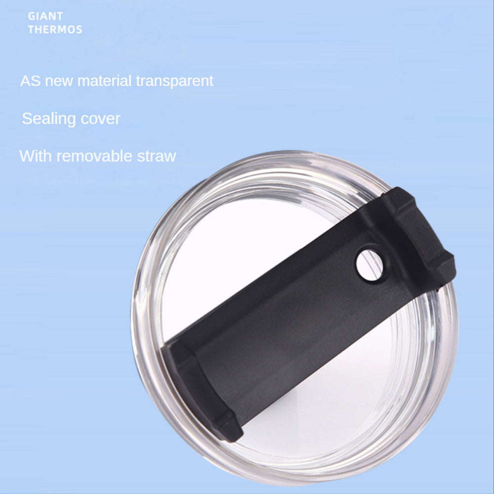 304 Stainless Steel Thermos Cup Cold Kettle Straw Ice Mug Portable Coffee Mug Car Mug 40oz Handle Cup