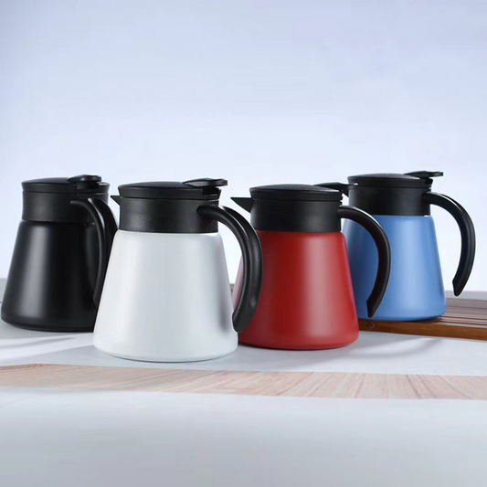 304 Stainless Steel Coffee Thermos Vacuum Insulated Household Small Portable Kettle With Handle To Keep Cold
