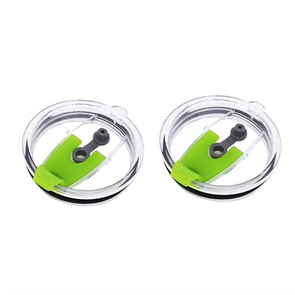 2pcs Tumbler Lid For 20 Oz, Replacement Lids For 20oz Stainless Steel Tumbler Travel Cup Yeti, Ozark Trails And More Cooler Cup, Flip-top Splash Proof
