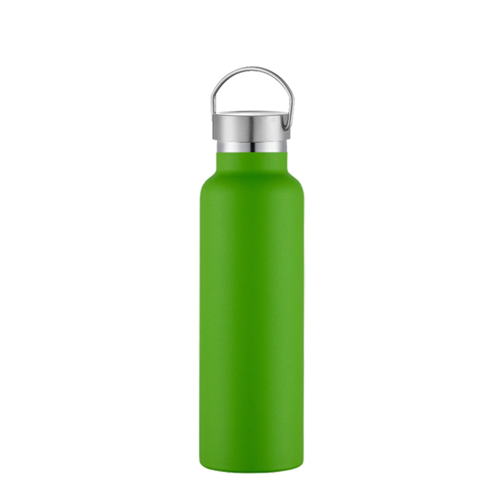 1pc 20oz Water Bottles With Narrow Mouth Steel Lid, Metal Vacuum Insulated Sport Water Bottle, Stainless Steel Reusable Leak Proof BPA-Free Flask, Father's Day Gifts