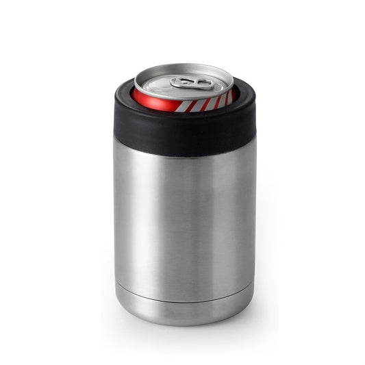 1pc Tumbler 12oz, Stainless Steel Vacuum Insulated Can And Bottle Cooler, Double Wall Can Cooler For Cans And Bottles, Can Chiller And Metal Cooler