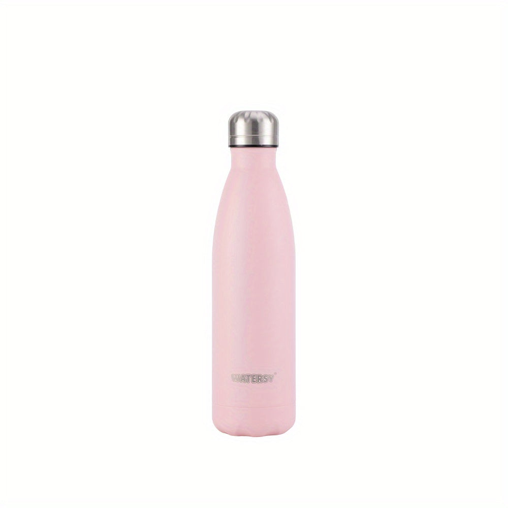 1pc Insulated Water Bottles -17oz\u002F500ml, Stainless Steel Water Bottles, Sports Water Bottles Keep Cold For 24 Hours And Hot For 12 Hours, Water Bottle For School