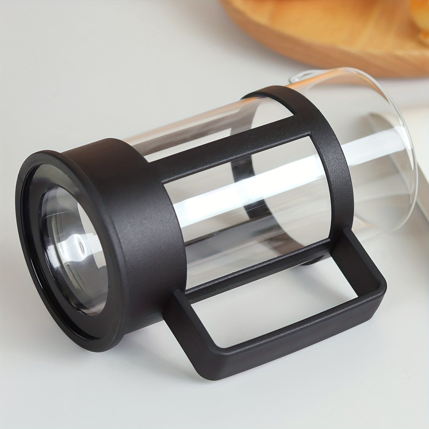 1pc French Press, Filtration Plunger Coffee Pot, Stainless Steel Brewing Kettle, Rust-free Tea Maker, Coffee Maker(350ml\u002F600ml)