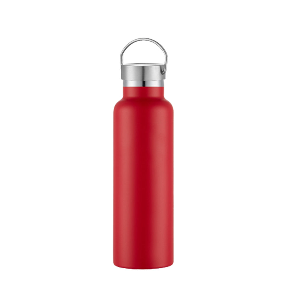 1pc 20oz Water Bottles With Narrow Mouth Steel Lid, Metal Vacuum Insulated Sport Water Bottle, Stainless Steel Reusable Leak Proof BPA-Free Flask, Father's Day Gifts